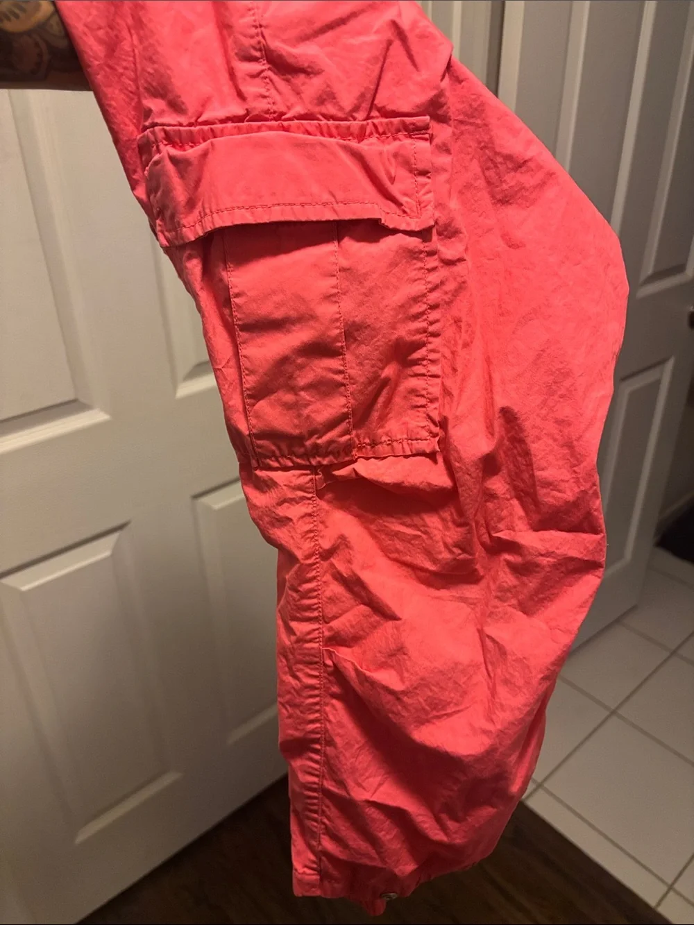 GAP Kids Two-Pack Cargo Joggers - Coral & Dusty Rose